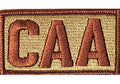 USAF CAA Letters (Combat Aviation) Spice Brown OCP Scorpion Patch With Velcro