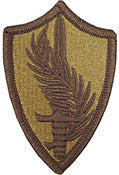 USA Central Command OCP Scorpion Shoulder Patch With Velcro