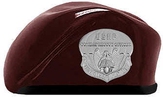 Air Force Combat Rescue Military Maroon Ceramic Beret