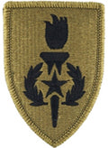 US Army Sergeants Major Academy OCP Scorpion Shoulder Patch With Velcro