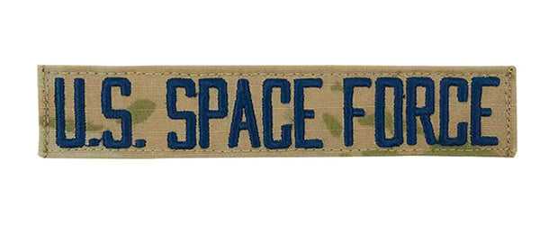 U.S. Space Force Branch Name Tag with Velcro
