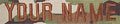 Air Force OCP Scorpion Spice Brown Last Name Tag with Velcro