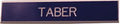Air Force Blue Plastic Name Tag