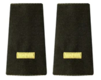 AGSU Epaulets O1 Second Lieutenant