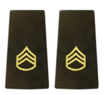 AGSU Epaulets E6 STAFF SERGEANT