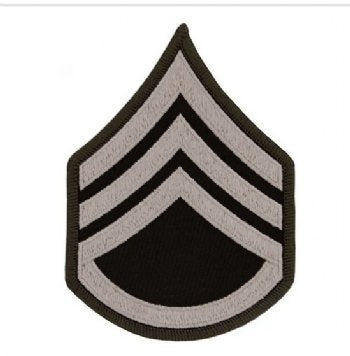 AGSU CHEVRONS STAFF SERGEANT LARGE