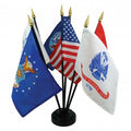 4" x 10" Military Flags, Desk Size All Branches