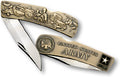 Army Lockback Knife - Large Bronze Antique