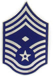 CMSGT W/ Diamond (First Sergeant) Chevrons, Enamel Dress