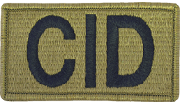 CID OCP Scorpion Placard With Velcro