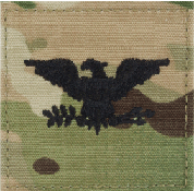 COL Colonel OCP Scorpion Insignia With Velcro