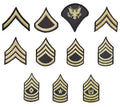 Army Enlisted Dress Green Chevrons