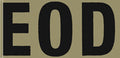 EOD IR Placard