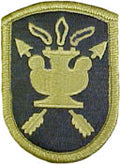 US Army John F. Kennedy Special Warfare OCP Scorpion Shoulder Patch With Velcro