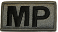 Military Police Placard
