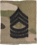 E-8 Master Sergeant MSG OCP Scorpion Gortex Loop Insignia