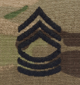 E-8 Master Sergeant MSG OCP Scorpion Sew On Insignia