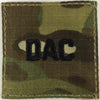 OCP Scorpion Sew On Civilian Insignia Black DAC