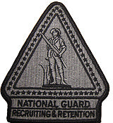National Guard Recruiting Retention Shoulder Patch