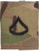 E-3 Private First Class PFC OCP Scorpion Gortex Loop Insignia