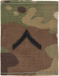 E-2 Private PV2 OCP Scorpion Gortex Loop Insignia