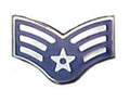 Senior Airman (SrA) Chevrons, Enamel Dress