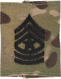 E-9 Sergeant Major SGM OCP Scorpion Gortex Loop Insignia