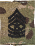 E-9 Sergeant Major SGM OCP Scorpion Gortex Loop Insignia