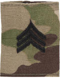 E-5 Sergeant SGT OCP Scorpion Gortex Loop Insignia