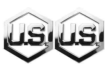 U.S. Space Force U.S. Enlisted Letters Collar Device