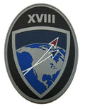Space Force 18th Space Defense Squadron PVC Patch With Velcro