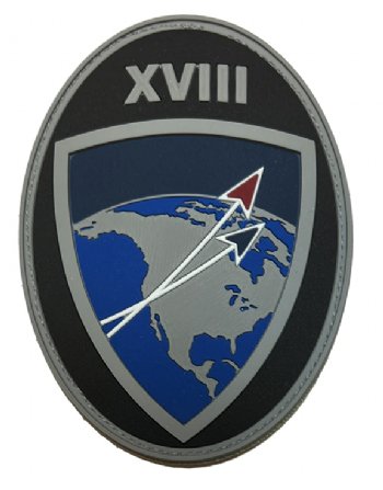 Space Force 18th Space Defense Squadron PVC Patch With Velcro
