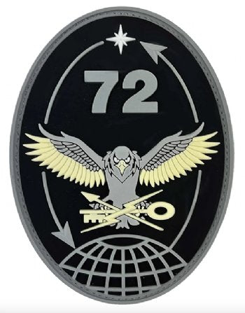 Space Force 72nd Intelligence, Surveillance and, Reconnaissance Squadron PVC Patch With Velcro
