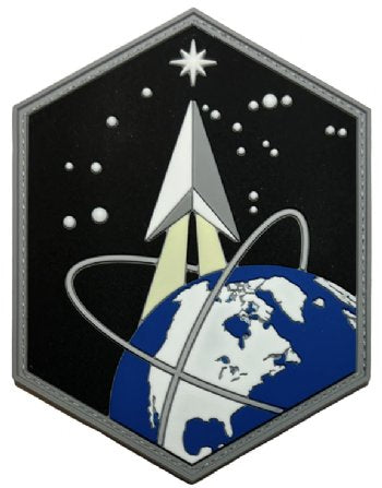 Space Force Space Base Delta 2 PVC Patch With Velcro