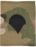 E-4 Specialist SPC OCP Scorpion Gortex Loop Insignia