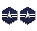 Space Force E3 Specialist 3 Metal Rank Insignia