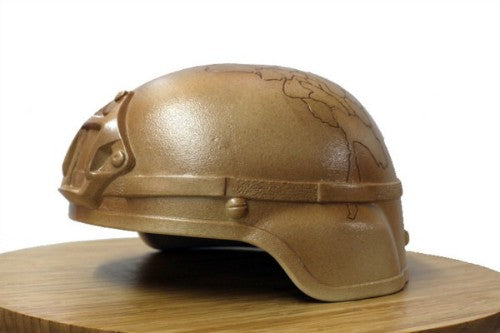 Afghanistan And Iraq Ceramic Glass Kevlar Helmet
