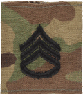 E-6 Staff Sergeant SSG OCP Scorpion Gortex Loop Insignia