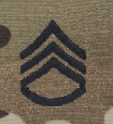 E-6 Staff Sergeant SSG OCP Scorpion Sew On Insignia