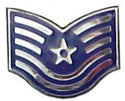 Technical Sergeant (TSgt) Chevrons, Enamel Dress