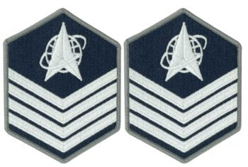 Space Force Dress Chevron Embroidered E6 Technical Sergeant