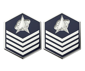 Space Force E6 Technical Sergeant Metal Rank Insignia