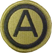 3rd Army Multicam Shoulder Sleeve Patch With Velcro
