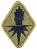 US Army Military Intelligence Center and School OCP Scorpion Scorpion Shoulder Patch With Velcro