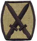 10th Mountain Division OCP Scorpion Shoulder Patch With Velcro