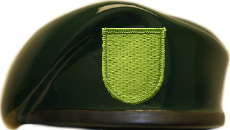 10th Special Forces Group Ceramic Beret With Flash