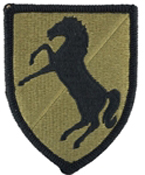 11th Armored Cavalry Regiment OCP Scorpion Shoulder Patch With Velcro
