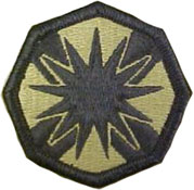 13th Sustainment Command OCP Scorpion Shoulder Patch With Velcro