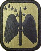 16th Aviation Brigade OCP Scorpion Shoulder Patch With Velcro