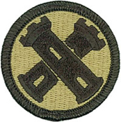 16th Engineer Brigade OCP Scorpion Shoulder Patch With Velcro